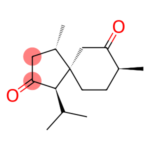 (1R,4S,5S,8S)-1-Isopropyl-4,8-dimethylspiro[4.5]decane-2,7-dione