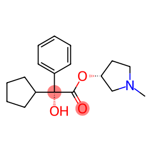 (R)-(R)-1-methylpyrrolidin-3-yl 2-cyclopentyl-2-hydroxy-2-phenylacetate