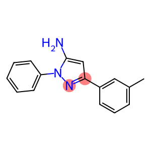 5-(3-methylphenyl)-2-phenylpyrazol-3-amine