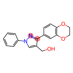 (3-(2,3-DIHYDROBENZO[B][1,4]DIOXIN-7-YL)-1-PHENYL-1H-PYRAZOL-4-YL)METHANOL