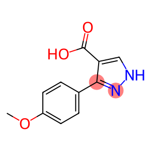 3-(4-甲氧苯基)-2H-吡唑-4-羧酸