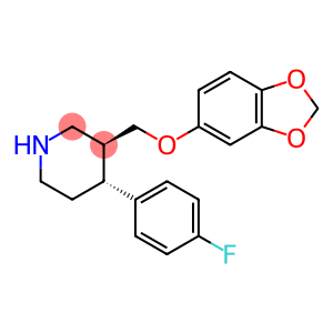 3α-[(1,3-Benzodioxol-5-yl)oxymethyl]-4β-(4-fluorophenyl)piperidine