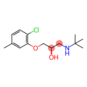 2-Propanol, 1-(2-chloro-5-methylphenoxy)-3-[(1,1-dimethylethyl)amino]-, (R)-
