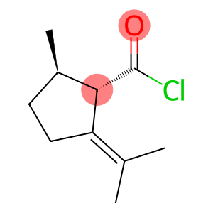 Cyclopentanecarbonyl chloride, 2-methyl-5-(1-methylethylidene)-, (1S,2R)-