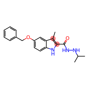1-(2-(3-methyl-5-benzyloxyindolyl)carbonyl)-2-isopropyl hydrazide