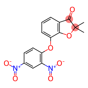 7-(2,4-Dinitrophenoxy)-2,2-dimethyl-3(2H)-benzofuranone