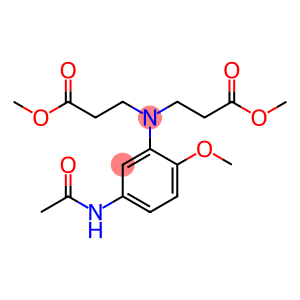 3-(N,N-二甲氧羰酰乙基)氨基-4-甲氧基乙酰苯胺