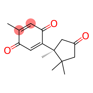 2-(1,2,2-Trimethyl-4-oxocyclopentane-1α-yl)-5-methyl-1,4-benzoquinone