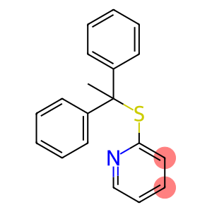 2-[(1,1-Diphenylethyl)thio]pyridine