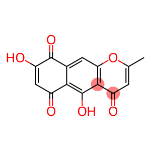 4H-Naphtho[2,3-b]pyran-4,6,9-trione, 5,8-dihydroxy-2-methyl-