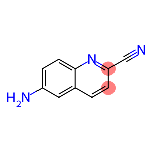 2-Quinolinecarbonitrile,6-amino-(9CI)
