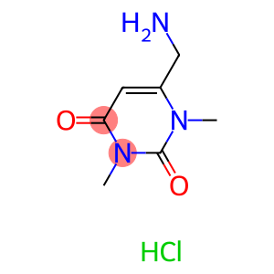 6-(aminomethyl)-1,3-dimethyl-1,2,3,4-tetrahydropyrimidine-2,4-dione hydrochloride