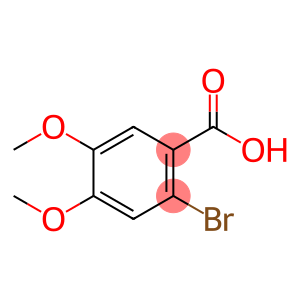 2-溴-4,5-二甲氧基安息香酸
