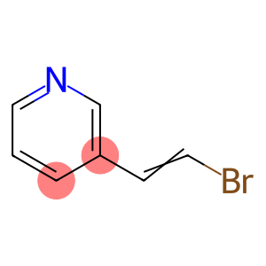 Pyridine, 3-(2-bromoethenyl)- (9CI)