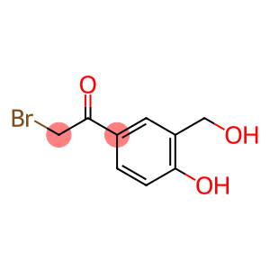 2-溴-1-[4-羟基-3-(羟甲基)苯基]乙-1-酮(中2)