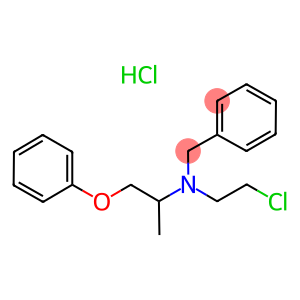 N-2-phenoxyisopropyl-N-benzyl-chloroethylamine hydrochloride