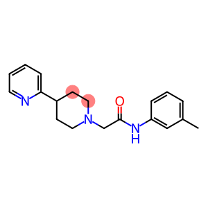 2-(4-(Pyridin-2-yl)piperidin-1-yl)-N-(m-tolyl)acetamide hydrochloride