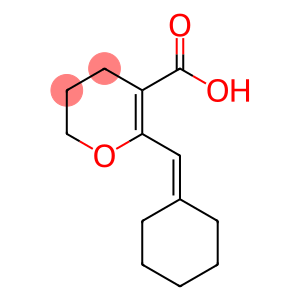 2H-Pyran-5-carboxylic acid, 6-(cyclohexylidenemethyl)-3,4-dihydro-
