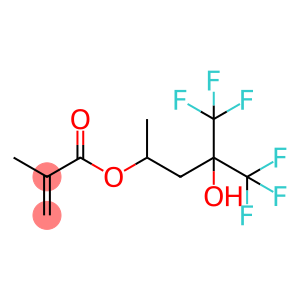 2-Propenoic acid, 2-methyl-, 4,4,4-trifluoro-3-hydroxy-1-methyl-4-(trifluoromethyl)butyl ester
