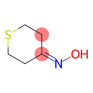 4H-Thiopyran-4-one, tetrahydro-, oxime