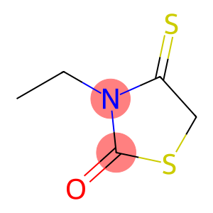 2-Thiazolidinone,  3-ethyl-4-thioxo-