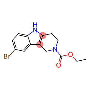 8-bromo-1,3,4,5-tetrahydropyrido[4,3-b]indole-2-carboxylic acid ethyl ester
