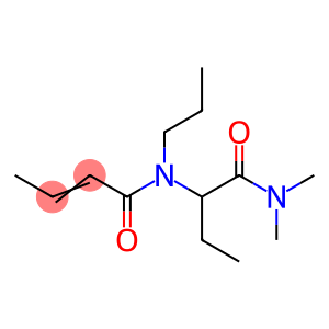 N-[1-[(Dimethylamino)carbonyl]propyl]-N-propyl-2-butenamide