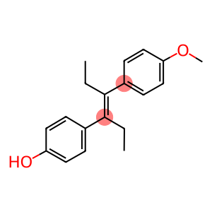 4-(1-Ethyl-2-(4-methoxyphenyl)-1-butenyl)phenol (E)-