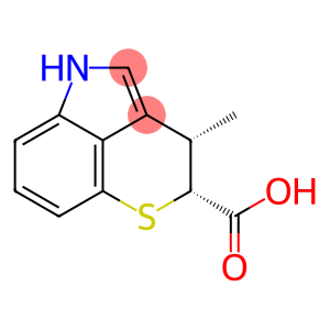 2H-Thiopyrano[4,3,2-cd]indole-2-carboxylic acid, 3,5-dihydro-3-methyl-, (2R,3S)-