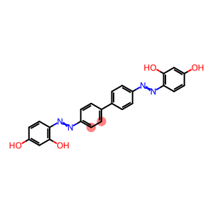1,3-Benzenediol, 4,4-1,1-biphenyl-4,4-diylbis(azo)bis-