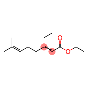 ethyl 3-ethyl-7-methyl-2,6-octadienoate