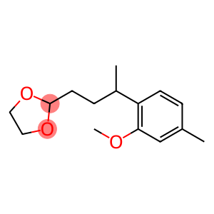 1,3-Dioxolane, 2-[3-(2-methoxy-4-methylphenyl)butyl]-