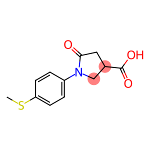 3-Pyrrolidinecarboxylic acid, 1-[4-(methylthio)phenyl]-5-oxo-