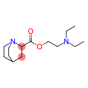 1-Azabicyclo[2.2.2]octane-2-carboxylic acid, 2-(diethylamino)ethyl ester