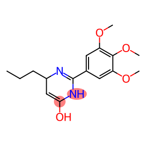 4-Pyrimidinol, 3,6-dihydro-6-propyl-2-(3,4,5-trimethoxyphenyl)-