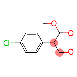 Benzeneacetic acid, 4-chloro-α-formyl-, methyl ester