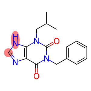 1H-Purine-2,6-dione, 3,9-dihydro-3-(2-methylpropyl)-1-(phenylmethyl)-