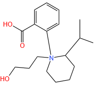 1-Piperidinepropanol, 2-(1-methylethyl)-, 1-benzoate