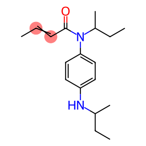 2-Butenamide, N-(1-methylpropyl)-N-[4-[(1-methylpropyl)amino]phenyl]-