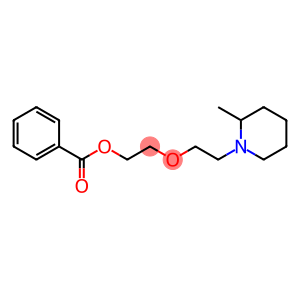 Ethanol, 2-[2-(2-methyl-1-piperidinyl)ethoxy]-, 1-benzoate