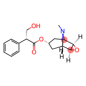 Benzeneacetic acid, α-(hydroxymethyl)-, (1α,2β,4β,5α,7β)-9-methyl-3-oxa-9-azatricyclo[3.3.1.02,4]non-7-yl ester, (αR)-