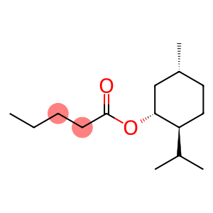 Pentanoic acid, (1R,2S,5R)-5-methyl-2-(1-methylethyl)cyclohexyl ester