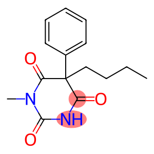 2,4,6(1H,3H,5H)-Pyrimidinetrione, 5-butyl-1-methyl-5-phenyl-