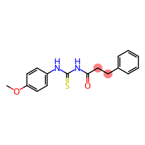 N-[(4-methoxyphenyl)carbamothioyl]-3-phenylpropanamide