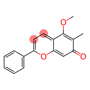 5-Methoxy-6-methyl-2-phenyl-7H-1-benzopyran-7-one