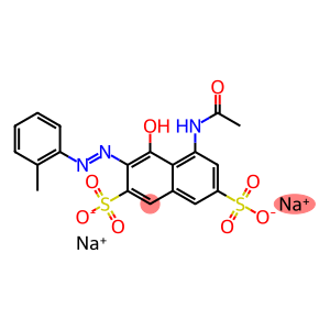 disodium (3E)-5-(acetylamino)-3-[2-(2-methylphenyl)hydrazinylidene]-4-oxo-3,4-dihydronaphthalene-2,7-disulfonate