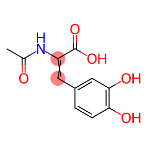2-ACETAMIN-3-(3,4-DIHYDROXYLPHENYL)-ACRYLICACID