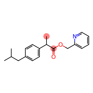 2-(4-异丁基苯基)丙酸2-吡啶基甲基酯