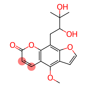 4-Methoxy-9-(2,3-dihydroxy-3-methylbutyl)-7H-furo[3,2-g][1]benzopyran-7-one