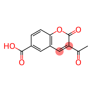3-Acetyl-2-oxo-α-chromene-6-carboxylic acid